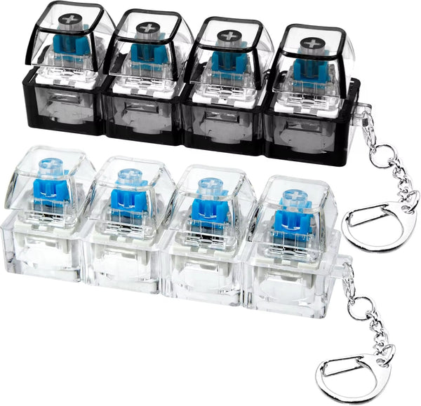 4 Keys Mechanical Keyboard Hight Pressure Reduction Finger Button Anti Stress Keycap Clicker Gadget